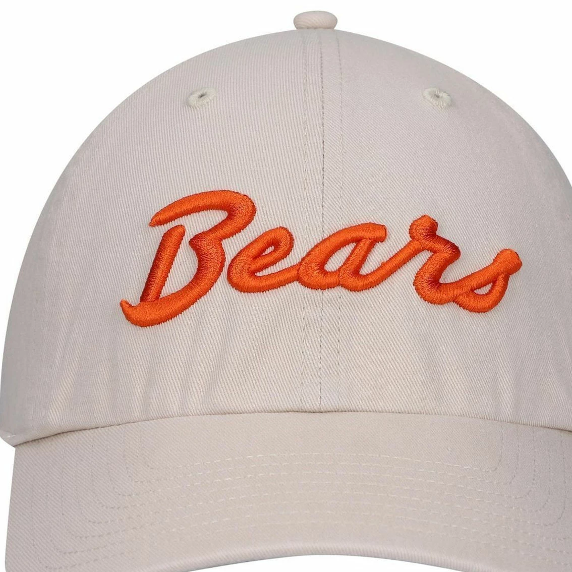 '47 Men's Cream Chicago Bears Clean Up Script Adjustable Hat 5 '47 Men's Cream Chicago Bears Clean Up Script Adjustable Hat - Image 3
