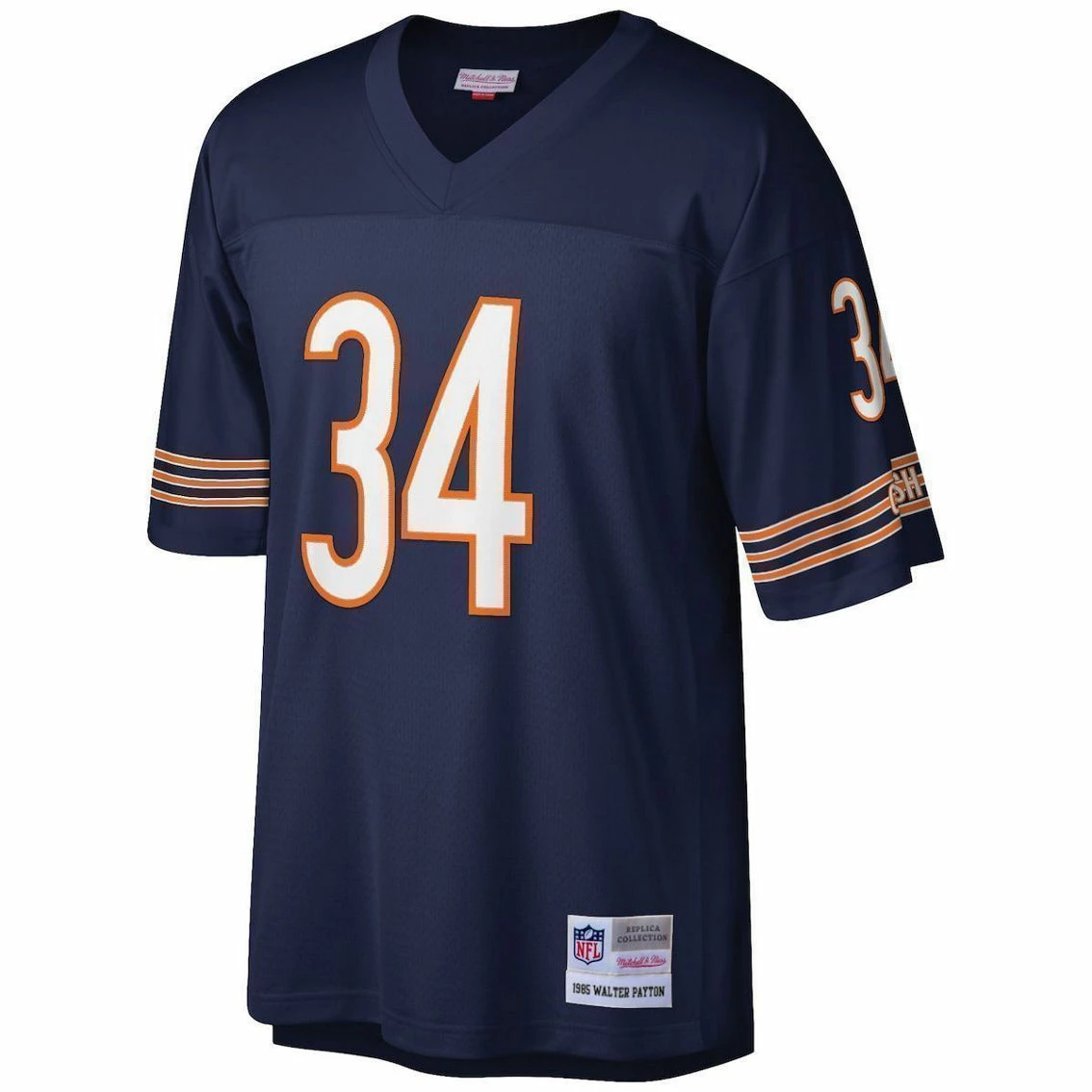 Mitchell & Ness Men's Walter Payton Navy Chicago Bears Big & Tall 1985 Retired Player Replica Jersey 5 Mitchell & Ness Men's Walter Payton Navy Chicago Bears Big & Tall 1985 Retired Player Replica Jersey - Image 3