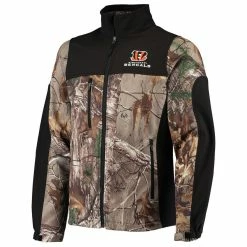 Dunbrooke Men's Realtree Camo/Black Cincinnati Bengals Circle Hunter Softshell Full-Zip Jacket 8 Dunbrooke Men's Realtree Camo/Black Cincinnati Bengals Circle Hunter Softshell Full-Zip Jacket -Fanatics DSCO1136778950 4273 ALT2