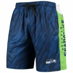Men's FOCO College Navy Seattle Seahawks Static Mesh Shorts -Fanatics DSCO1136779228 1320 ALT2