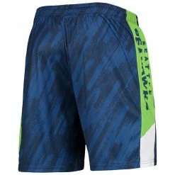 Men's FOCO College Navy Seattle Seahawks Static Mesh Shorts -Fanatics DSCO1136779228 1320 ALT3