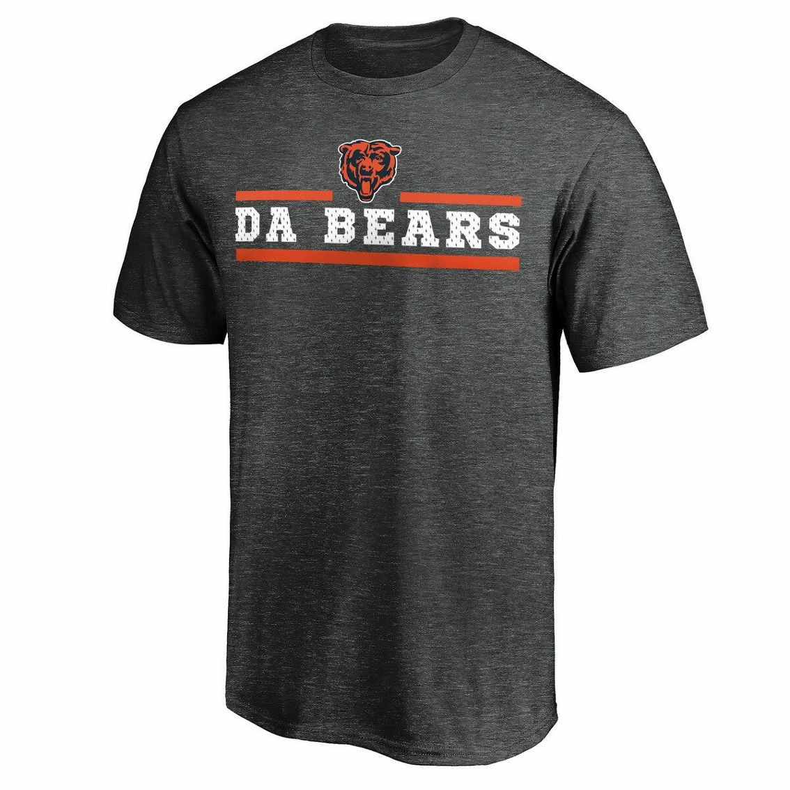 Majestic Men's Heathered Charcoal Chicago Bears Showtime Let's Go T-Shirt 5 Majestic Men's Heathered Charcoal Chicago Bears Showtime Let's Go T-Shirt - Image 3
