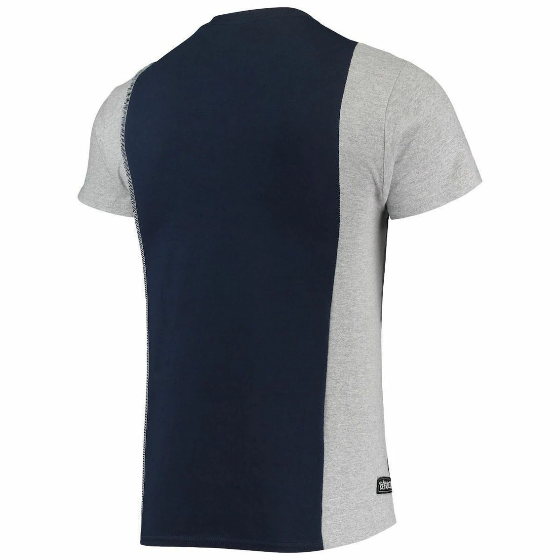 Refried Apparel Men's Navy/Heathered Gray Chicago Bears Sustainable Split T-Shirt 6 Refried Apparel Men's Navy/Heathered Gray Chicago Bears Sustainable Split T-Shirt - Image 4