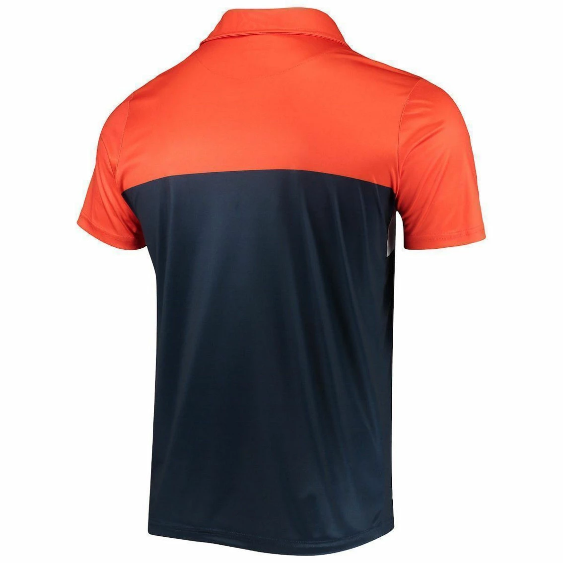 FOCO Men's Orange/Navy Chicago Bears Retro Colorblock Polo 6 FOCO Men's Orange/Navy Chicago Bears Retro Colorblock Polo - Image 4
