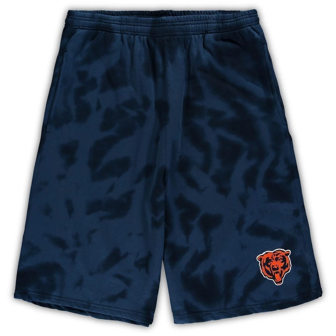 Profile Men's Navy Chicago Bears Big & Tall Tie-Dye Shorts 4 Profile Men's Navy Chicago Bears Big & Tall Tie-Dye Shorts - Image 2