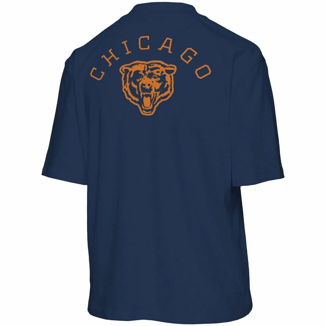 Junk Food Women's Navy Chicago Bears Half-Sleeve Mock Neck T-Shirt 6 Junk Food Women's Navy Chicago Bears Half-Sleeve Mock Neck T-Shirt - Image 4