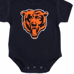 Outerstuff Newborn Navy Chicago Bears Team Logo Bodysuit