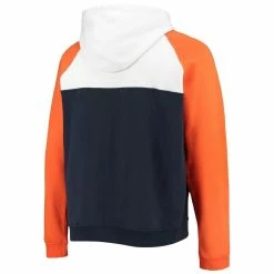 Men's New Era Navy/White Chicago Bears Gametime Raglan Quarter-Zip Hoodie 9 Men's New Era Navy/White Chicago Bears Gametime Raglan Quarter-Zip Hoodie -Fanatics DSCO1136781644 GZKZ ALT3