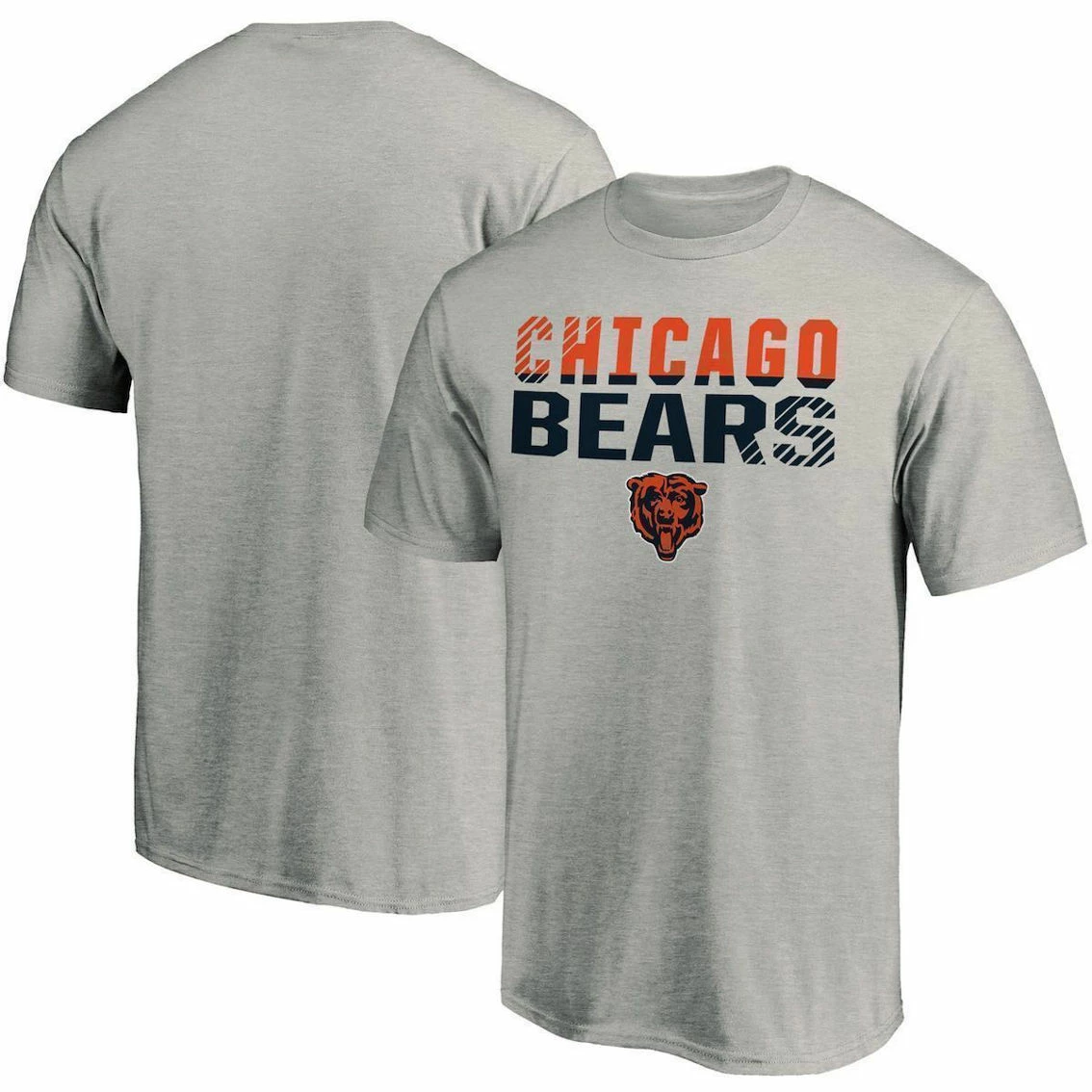 Fanatics Branded Men's Heathered Gray Chicago Bears Fade Out T-Shirt 4 Fanatics Branded Men's Heathered Gray Chicago Bears Fade Out T-Shirt - Image 2