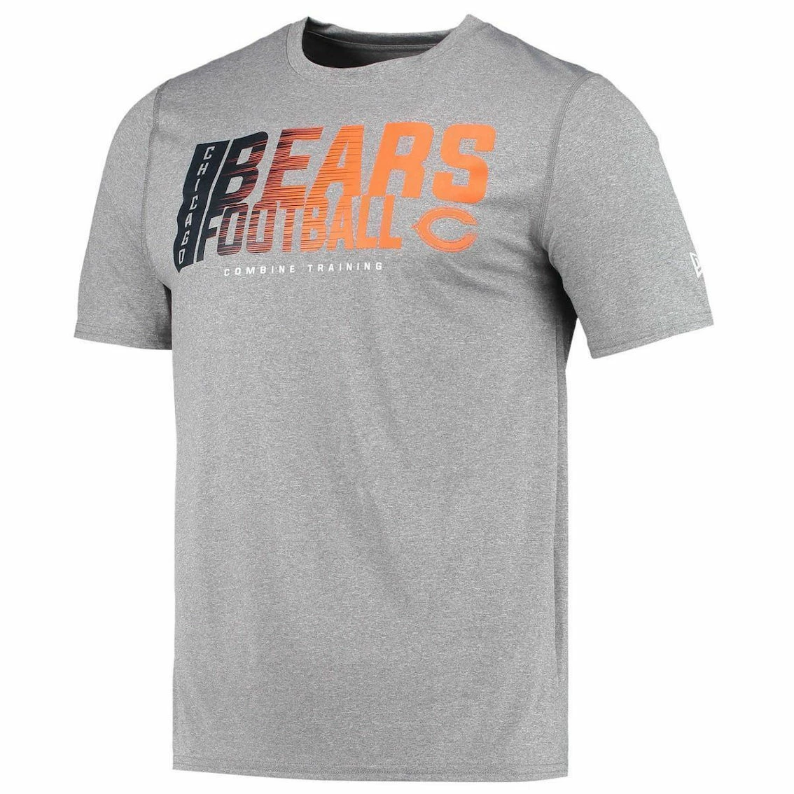 New Era Men's Heathered Gray Chicago Bears Combine Authentic Game On T-Shirt 5 New Era Men's Heathered Gray Chicago Bears Combine Authentic Game On T-Shirt - Image 3