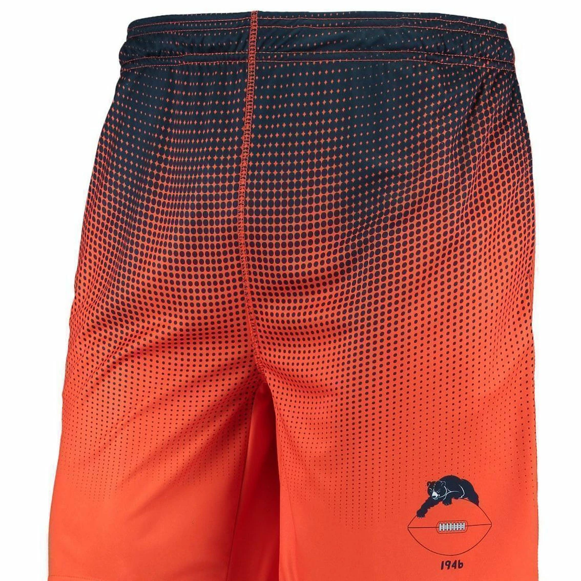 FOCO Men's Navy/Orange Chicago Bears Historic Logo Pixel Gradient Training Shorts 5 FOCO Men's Navy/Orange Chicago Bears Historic Logo Pixel Gradient Training Shorts - Image 3
