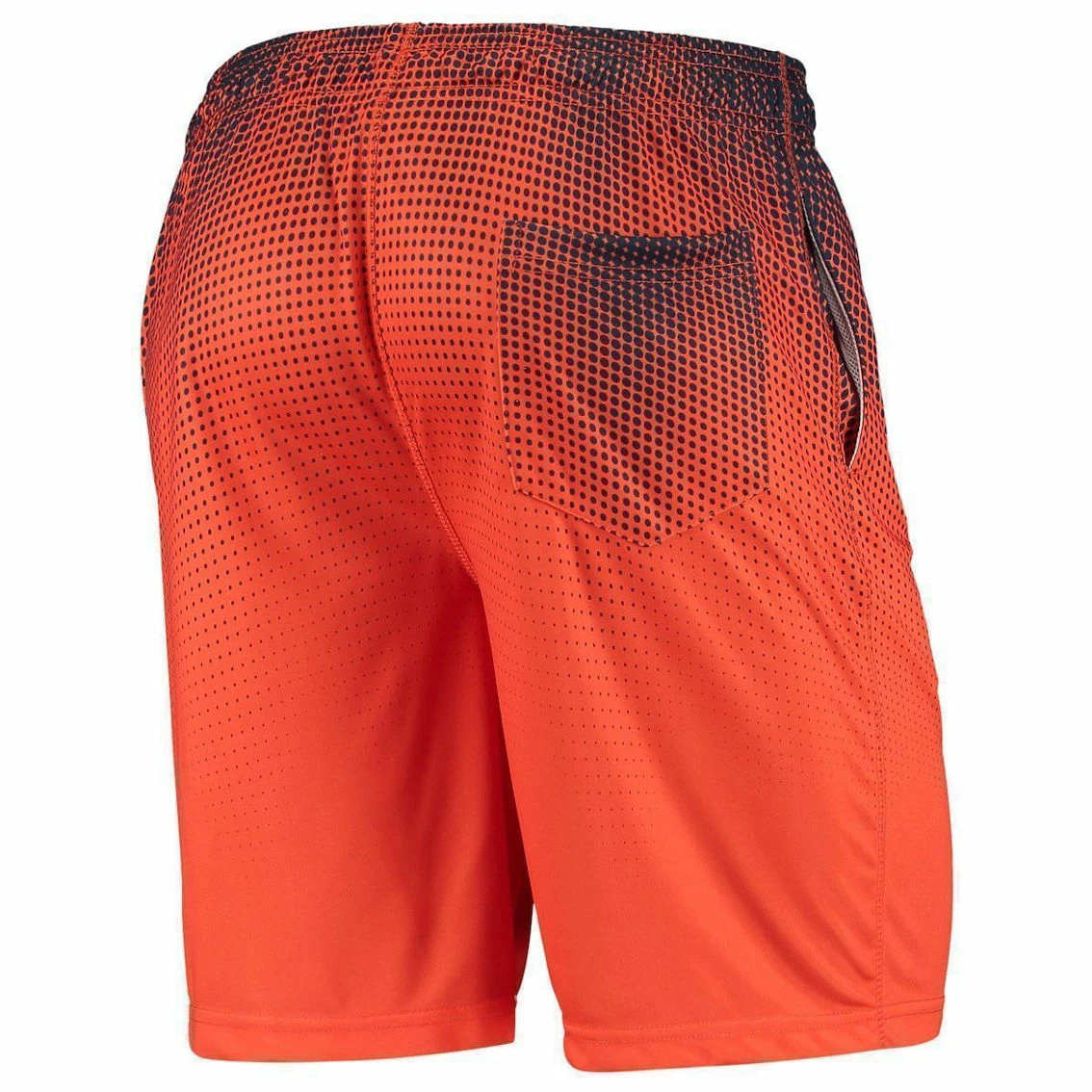 FOCO Men's Navy/Orange Chicago Bears Historic Logo Pixel Gradient Training Shorts 6 FOCO Men's Navy/Orange Chicago Bears Historic Logo Pixel Gradient Training Shorts - Image 4