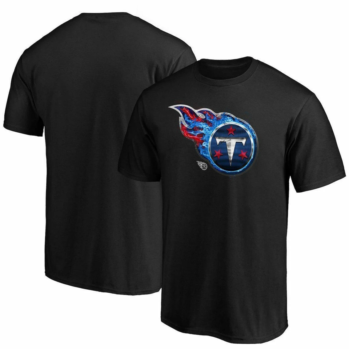 Fanatics Branded Men's Black Tennessee Titans Midnight Mascot Team Logo T-Shirt 4 Fanatics Branded Men's Black Tennessee Titans Midnight Mascot Team Logo T-Shirt - Image 2