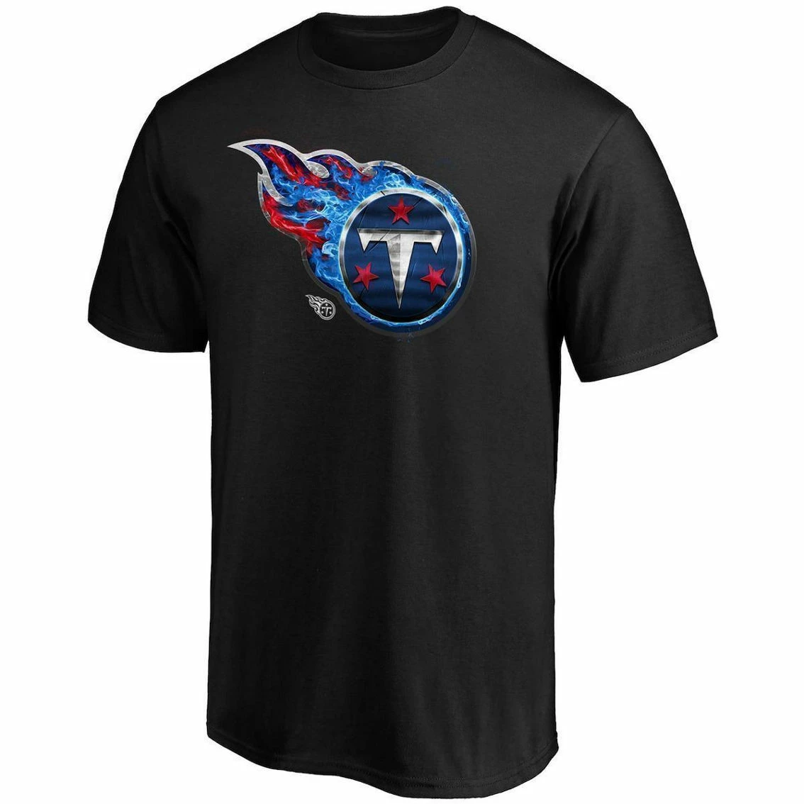 Fanatics Branded Men's Black Tennessee Titans Midnight Mascot Team Logo T-Shirt 5 Fanatics Branded Men's Black Tennessee Titans Midnight Mascot Team Logo T-Shirt - Image 3