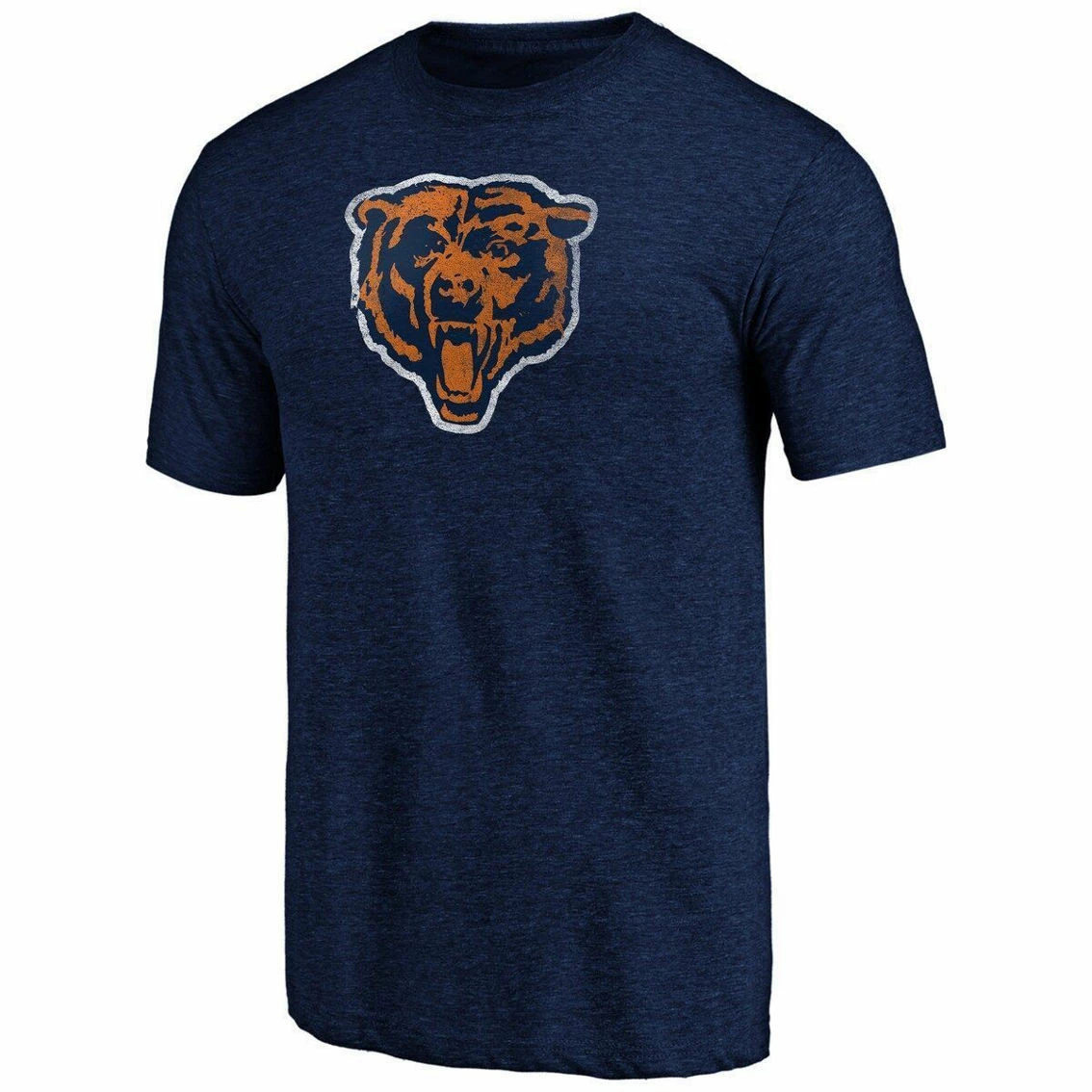 Fanatics Branded Men's Heathered Navy Chicago Bears Greatest Dad Retro Tri-Blend T-Shirt 5 Fanatics Branded Men's Heathered Navy Chicago Bears Greatest Dad Retro Tri-Blend T-Shirt - Image 3
