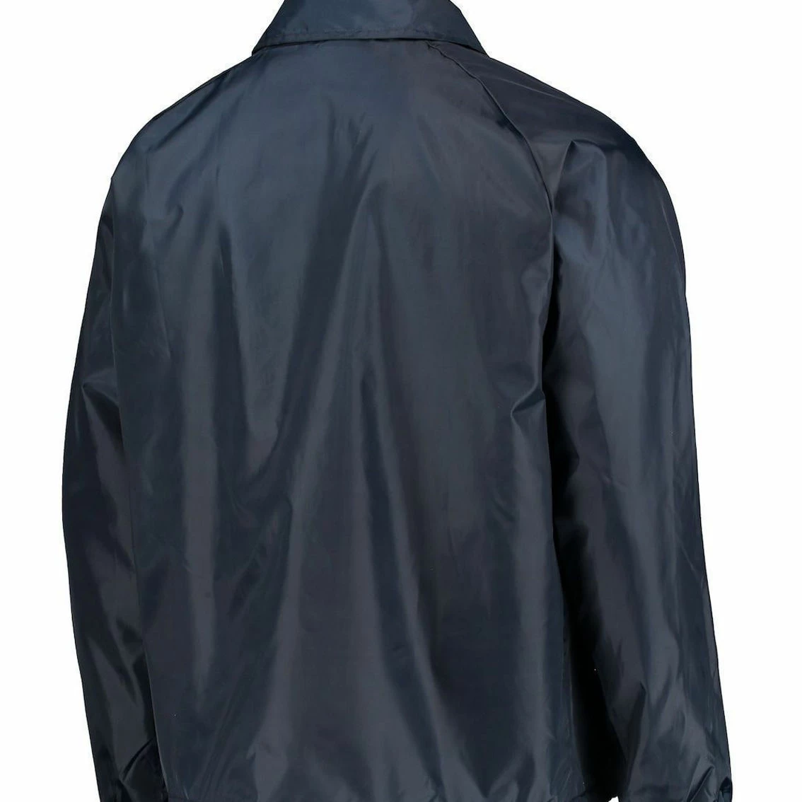 Dunbrooke Men's Navy Chicago Bears Coaches Classic Raglan Full-Snap Windbreaker Jacket 6 Dunbrooke Men's Navy Chicago Bears Coaches Classic Raglan Full-Snap Windbreaker Jacket - Image 4