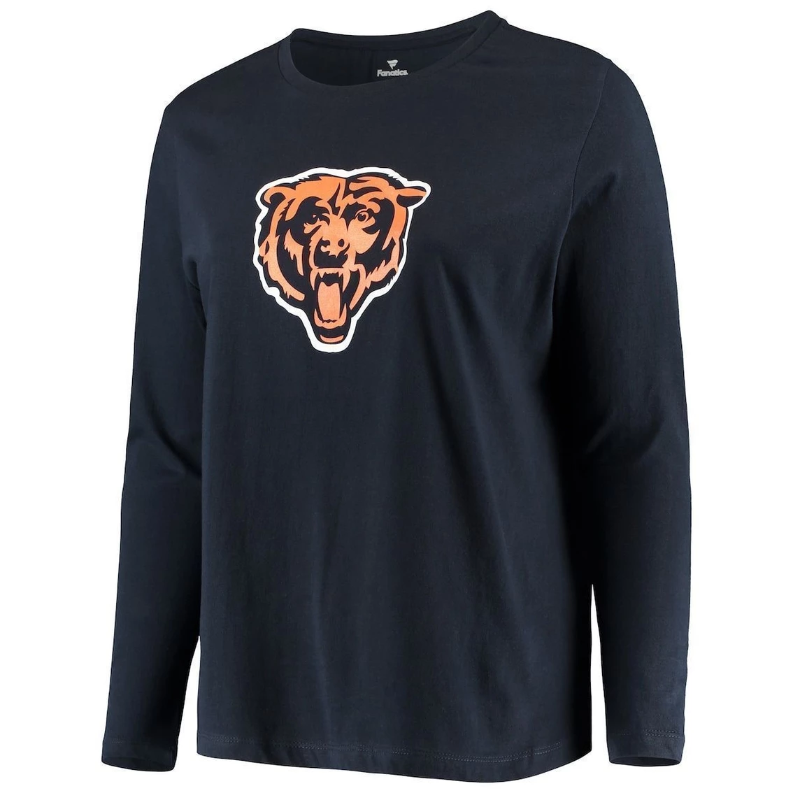Fanatics Branded Women's Navy Chicago Bears Plus Size Primary Logo Long Sleeve T-Shirt 5 Fanatics Branded Women's Navy Chicago Bears Plus Size Primary Logo Long Sleeve T-Shirt - Image 3