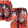 Men's FOCO Orange Chicago Bears Retro Static Mesh Lounge Shorts -Fanatics DSCO1136785117 2294