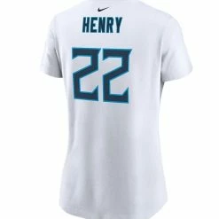 Nike Women's Derrick Henry White Tennessee Titans Player Name & Number T-Shirt 9 Nike Women's Derrick Henry White Tennessee Titans Player Name & Number T-Shirt -Fanatics DSCO1136785502 3550 ALT3