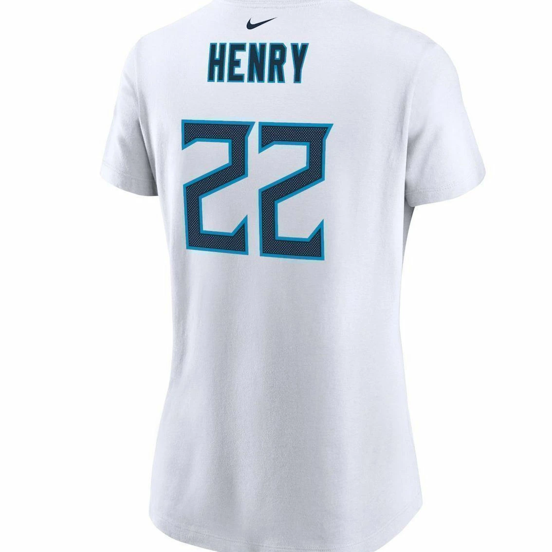 Nike Women's Derrick Henry White Tennessee Titans Player Name & Number T-Shirt 6 Nike Women's Derrick Henry White Tennessee Titans Player Name & Number T-Shirt - Image 4