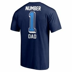 Fanatics Branded Men's Navy Tennessee Titans #1 Dad T-Shirt -Fanatics DSCO1136785620 1320 ALT3