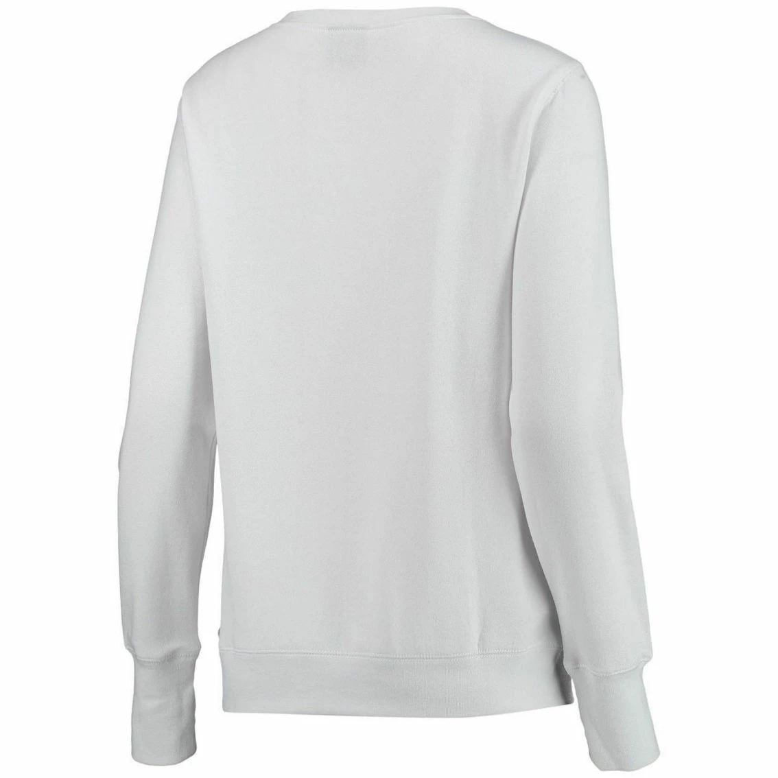 Cuce Women's White Chicago Bears Victory V-Neck Pullover Sweatshirt 6 Cuce Women's White Chicago Bears Victory V-Neck Pullover Sweatshirt - Image 4