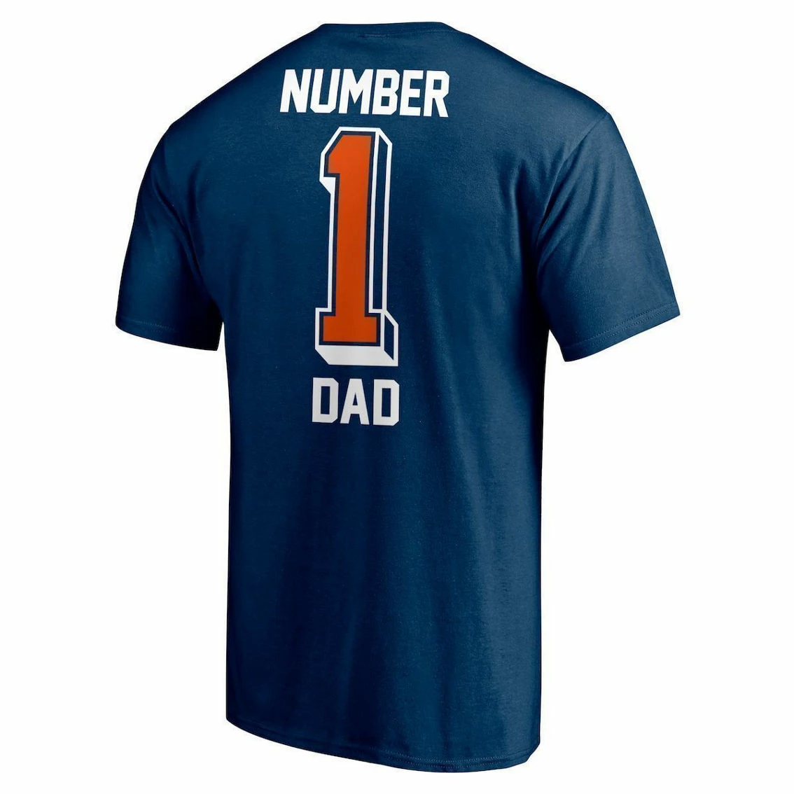 Fanatics Branded Men's Navy Chicago Bears #1 Dad T-Shirt 6 Fanatics Branded Men's Navy Chicago Bears #1 Dad T-Shirt - Image 4