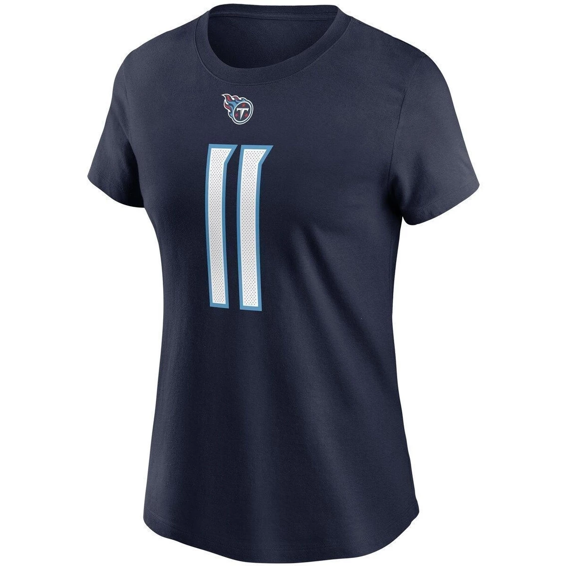 Nike Women's AJ Brown Navy Tennessee Titans Name & Number T-Shirt 5 Nike Women's AJ Brown Navy Tennessee Titans Name & Number T-Shirt - Image 3