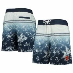 G-III Sports By Carl Banks Men's Navy Chicago Bears Island Volley Swim Shorts