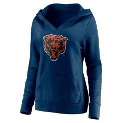 Fanatics Branded Women's Justin Fields Navy Chicago Bears Player Icon Name & Number V-Neck Pullover Hoodie 8 Fanatics Branded Women's Justin Fields Navy Chicago Bears Player Icon Name & Number V-Neck Pullover Hoodie -Fanatics DSCO1136786528 1320 ALT2