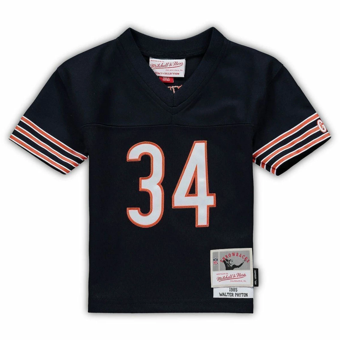 Mitchell & Ness Infant Walter Payton Navy Chicago Bears 1985 Retired Legacy Jersey 5 Mitchell & Ness Infant Walter Payton Navy Chicago Bears 1985 Retired Legacy Jersey - Image 3