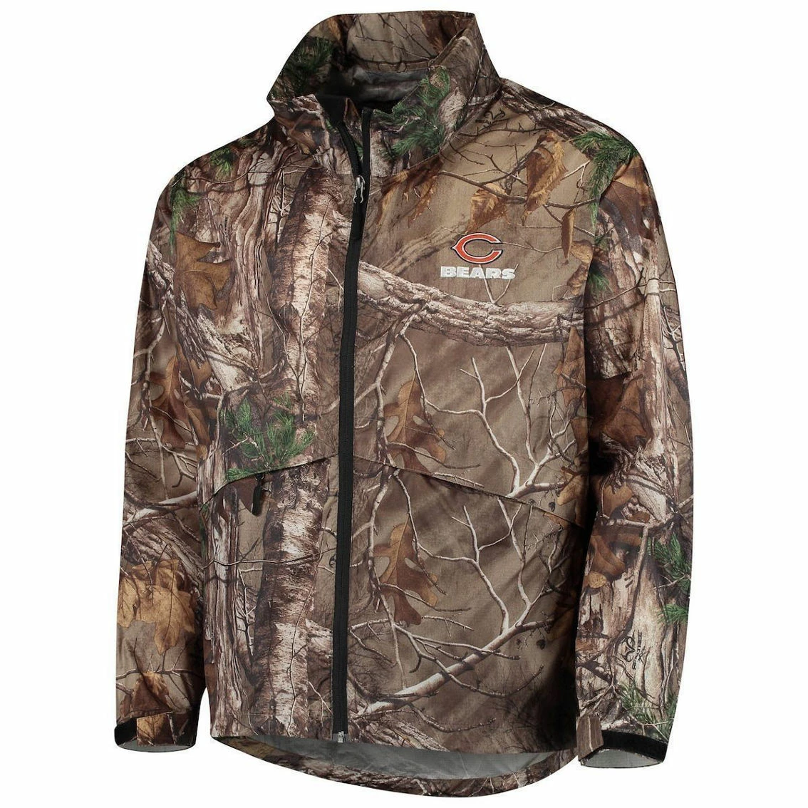 Dunbrooke Men's Realtree Camo Chicago Bears Circle Sportsman Waterproof Packable Full-Zip Jacket 5 Dunbrooke Men's Realtree Camo Chicago Bears Circle Sportsman Waterproof Packable Full-Zip Jacket - Image 3