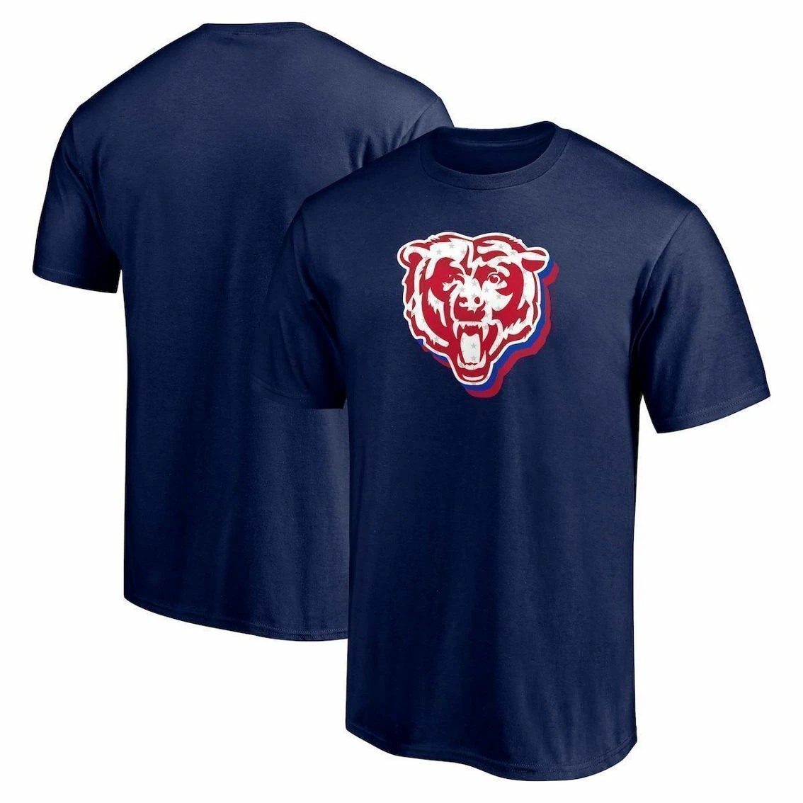 Men's Fanatics Branded Navy Chicago Bears Red White And Team T-Shirt 3 Men's Fanatics Branded Navy Chicago Bears Red White And Team T-Shirt