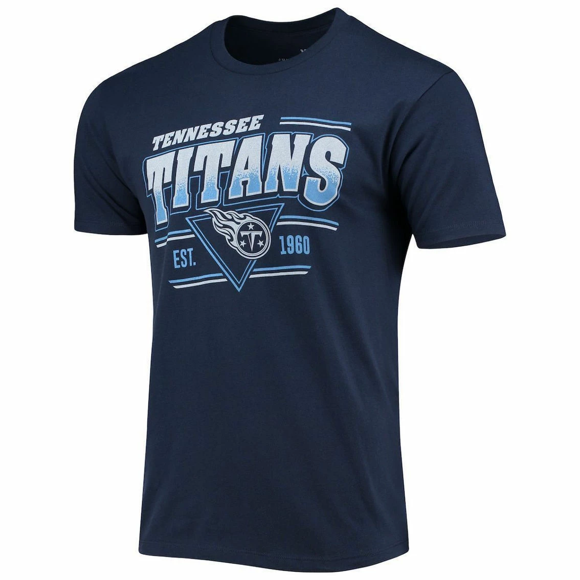 Junk Food Men's Navy Tennessee Titans Throwback T-Shirt 5 Junk Food Men's Navy Tennessee Titans Throwback T-Shirt - Image 3