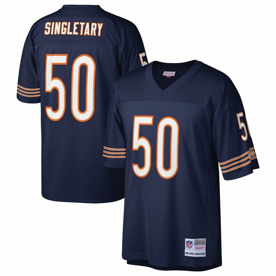 Mitchell & Ness Men's Mike Singletary Navy Chicago Bears Retired Player Legacy Replica Jersey 4 Mitchell & Ness Men's Mike Singletary Navy Chicago Bears Retired Player Legacy Replica Jersey - Image 2