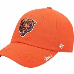 '47 Women's Orange Chicago Bears Miata Clean Up Secondary Adjustable Hat