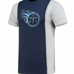Refried Apparel Men's Navy/Heathered Gray Tennessee Titans Sustainable Split T-Shirt 8 Refried Apparel Men's Navy/Heathered Gray Tennessee Titans Sustainable Split T-Shirt -Fanatics DSCO1136787902 1320 ALT2
