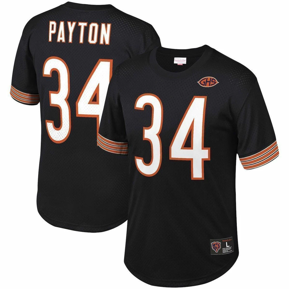 Mitchell & Ness Men's Walter Payton Black Chicago Bears Retired Player Name & Number Mesh Top 3 Mitchell & Ness Men's Walter Payton Black Chicago Bears Retired Player Name & Number Mesh Top