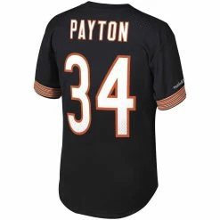 Mitchell & Ness Men's Walter Payton Black Chicago Bears Retired Player Name & Number Mesh Top 9 Mitchell & Ness Men's Walter Payton Black Chicago Bears Retired Player Name & Number Mesh Top -Fanatics DSCO1136788093 1007 ALT3