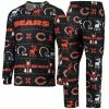 FOCO Men's Navy Chicago Bears Wordmark Ugly Pajama Set 2 FOCO Men's Navy Chicago Bears Wordmark Ugly Pajama Set -Fanatics DSCO1136788149 1320