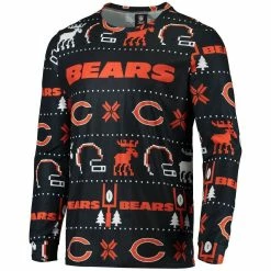 FOCO Men's Navy Chicago Bears Wordmark Ugly Pajama Set 8 FOCO Men's Navy Chicago Bears Wordmark Ugly Pajama Set -Fanatics DSCO1136788149 1320 ALT2