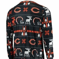 FOCO Men's Navy Chicago Bears Wordmark Ugly Pajama Set 9 FOCO Men's Navy Chicago Bears Wordmark Ugly Pajama Set -Fanatics DSCO1136788149 1320 ALT3