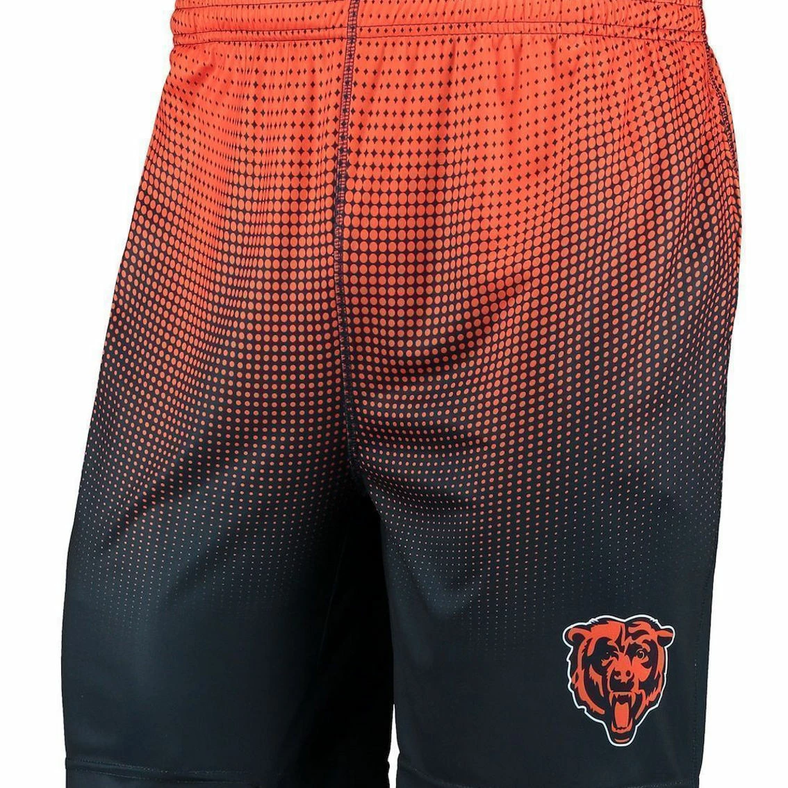 Men's FOCO Navy/Orange Chicago Bears Pixel Gradient Training Shorts 5 Men's FOCO Navy/Orange Chicago Bears Pixel Gradient Training Shorts - Image 3