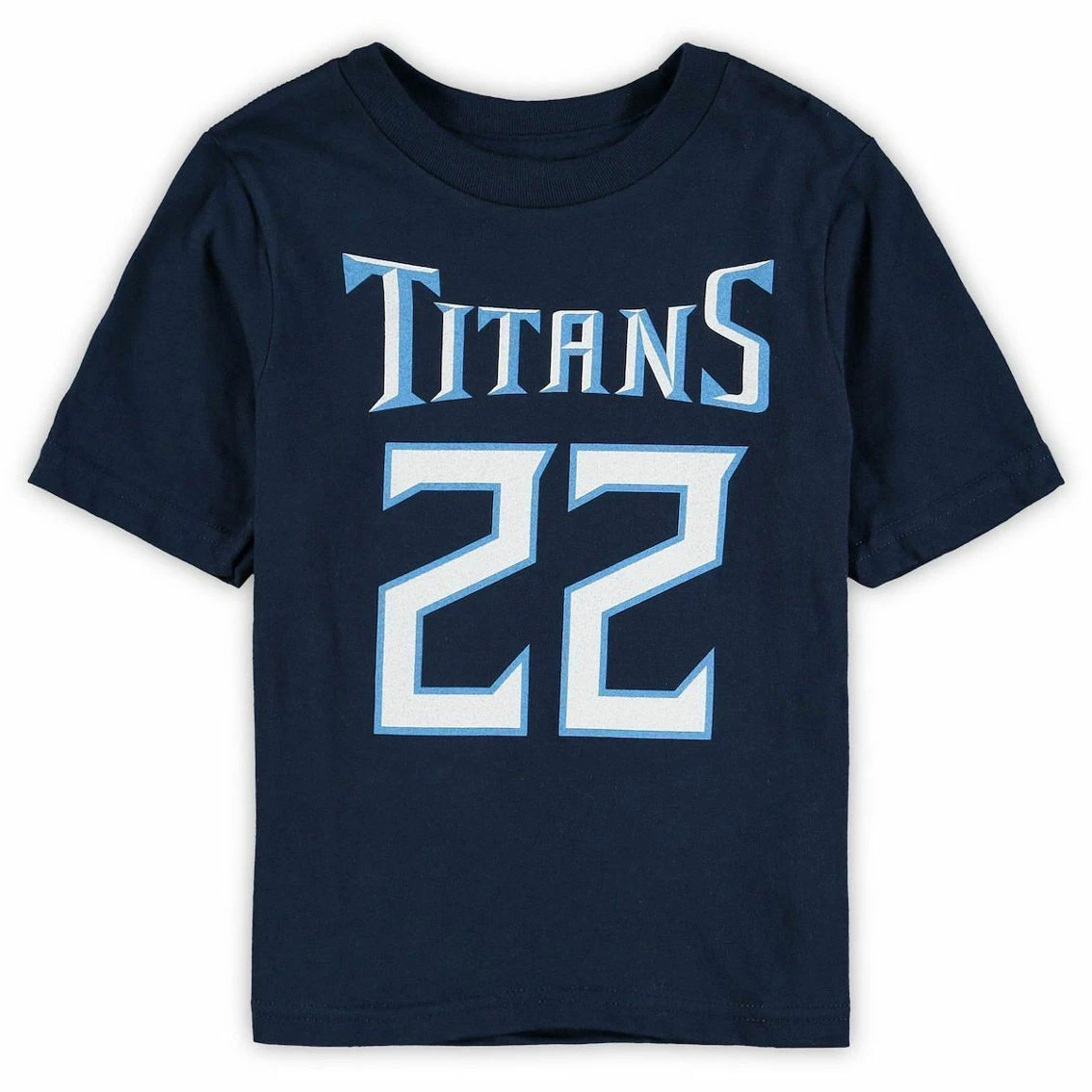 Outerstuff Preschool Navy Derrick Henry Tennessee Titans Mainliner Player Name & Number T-Shirt 5 Outerstuff Preschool Navy Derrick Henry Tennessee Titans Mainliner Player Name & Number T-Shirt - Image 3