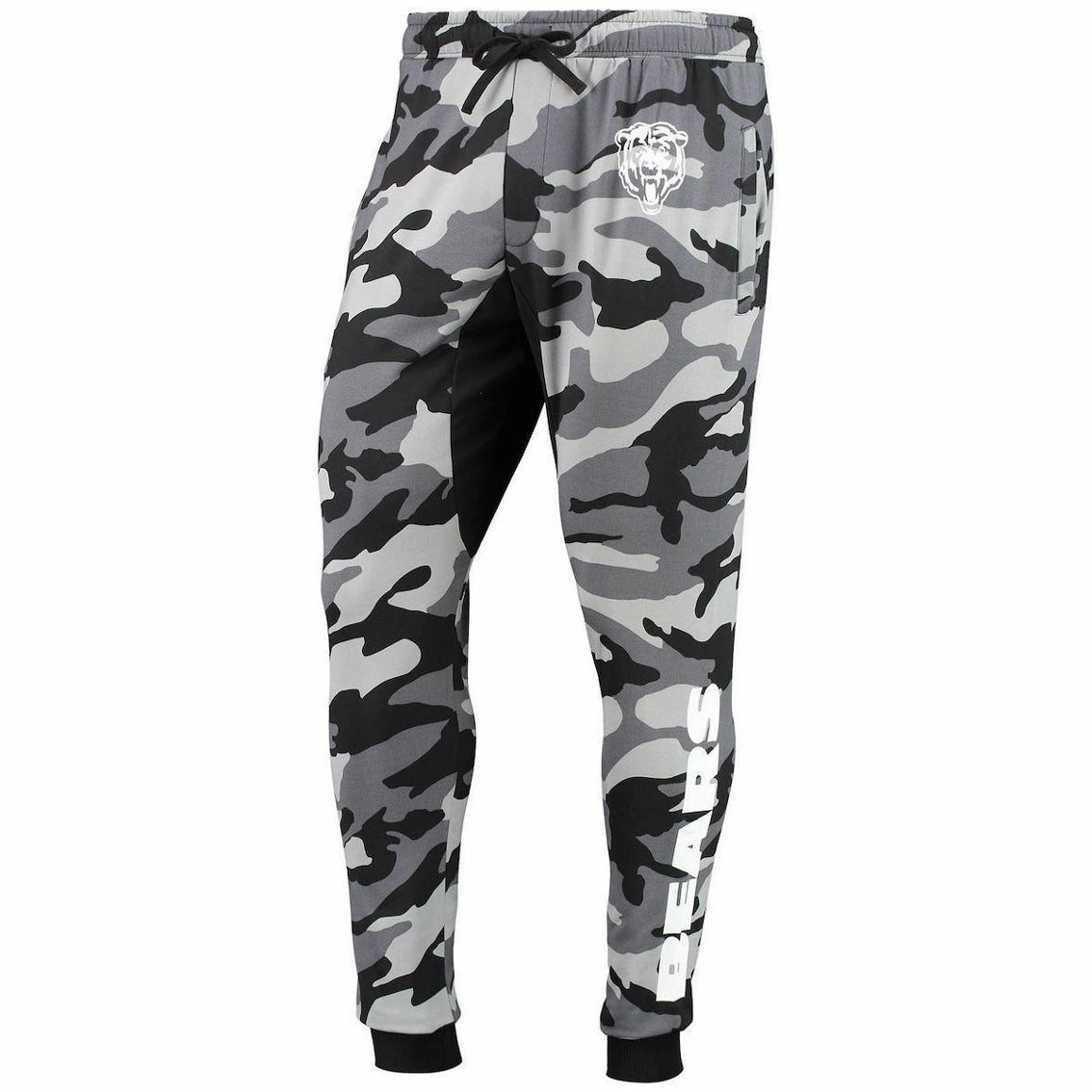 FOCO Men's Black Chicago Bears Camo Jogger Pants 5 FOCO Men's Black Chicago Bears Camo Jogger Pants - Image 3