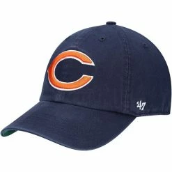 '47 Men's Navy Chicago Bears Franchise Logo Fitted Hat