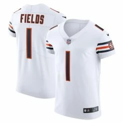 Nike Men's Justin Fields White Chicago Bears Vapor Elite Jersey