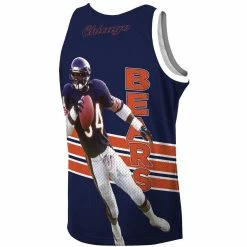 Mitchell & Ness Men's Walter Payton Navy Chicago Bears Retired Player Tank Top -Fanatics DSCO1136791253 1320 ALT3