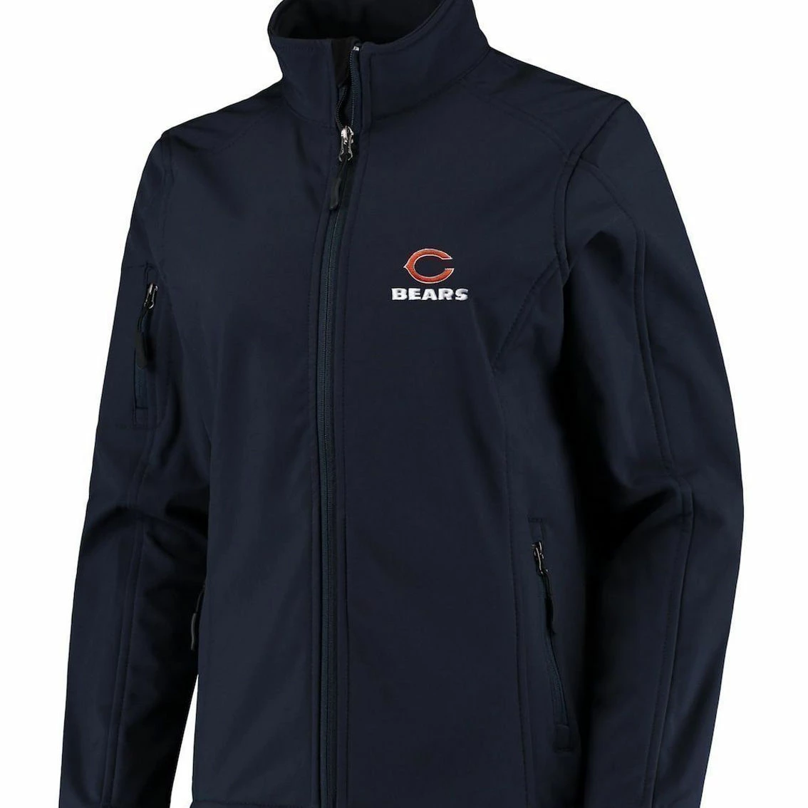 Dunbrooke Women's Navy Chicago Bears Full-Zip Sonoma Softshell Jacket 5 Dunbrooke Women's Navy Chicago Bears Full-Zip Sonoma Softshell Jacket - Image 3