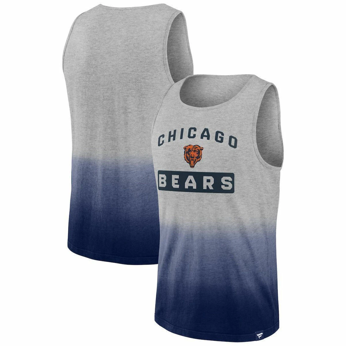 Fanatics Branded Men's Heathered Gray/Navy Chicago Bears Our Year Tank Top 3 Fanatics Branded Men's Heathered Gray/Navy Chicago Bears Our Year Tank Top